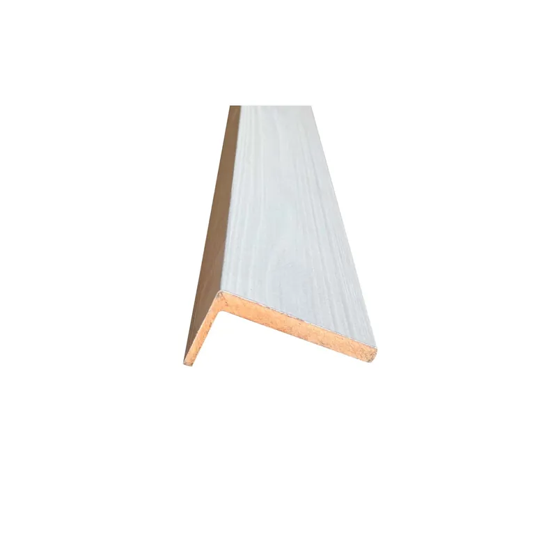 Uitverkoop Coprifilo liscio in mdf impial. Acero Neve alt 7 cm con ala da 4 cm