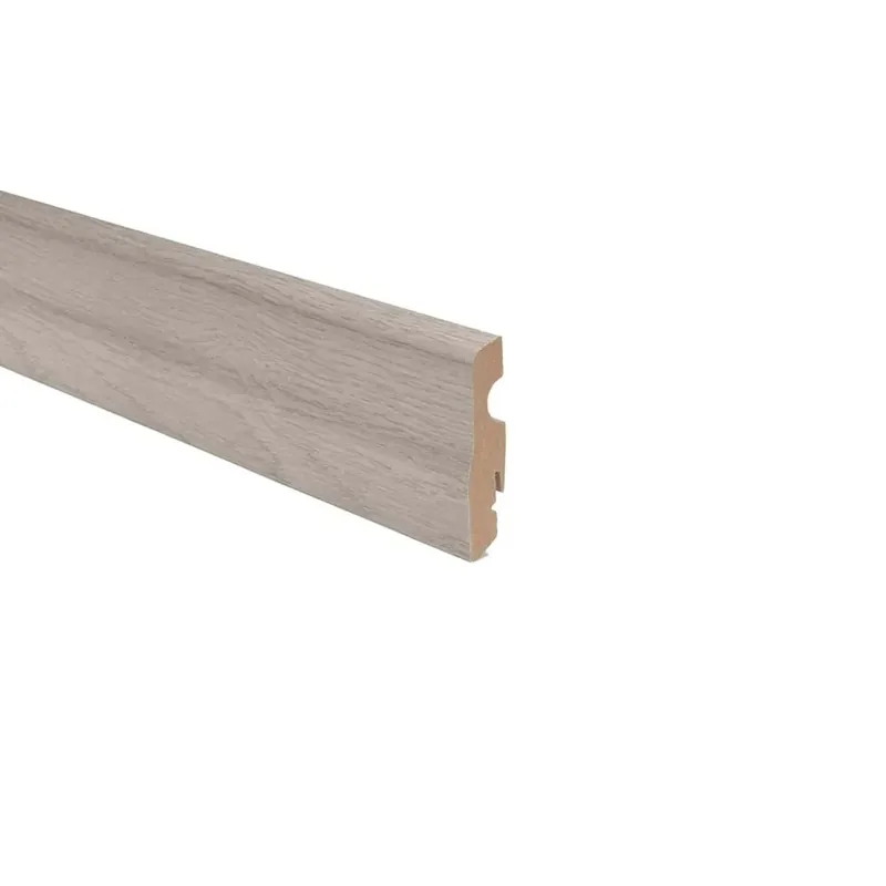 Direct Verzonden Battiscopa in mdf rovere chiaro Trend H 7 cm