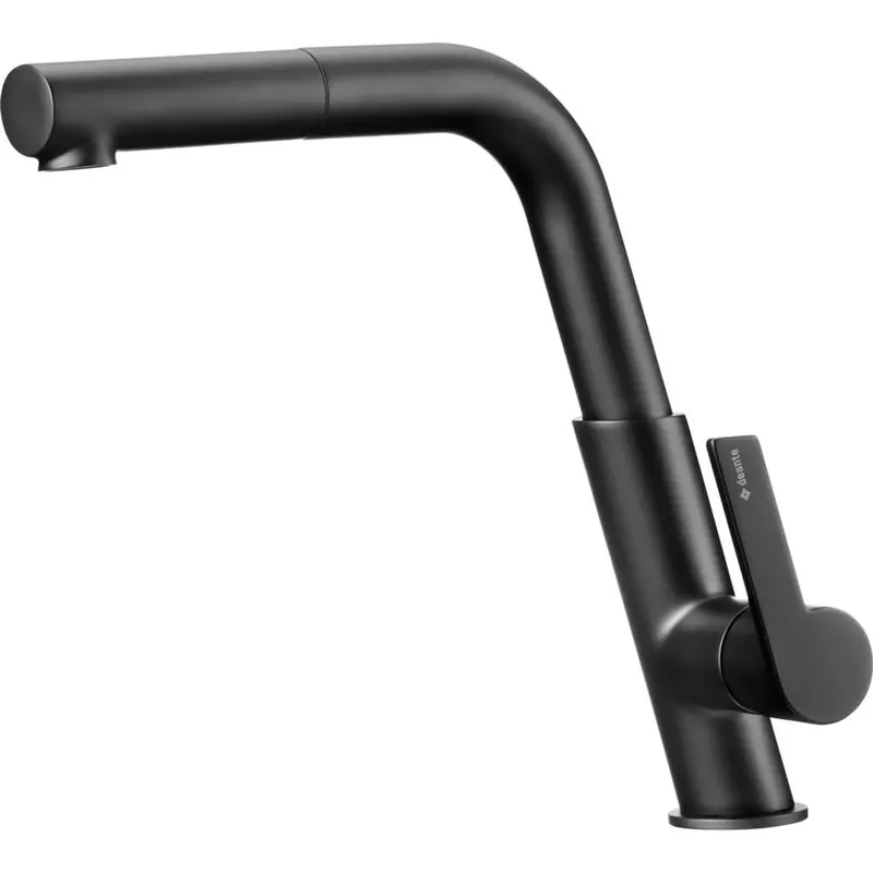 Rubinetto da cucina bocca estraibile Idrostile nero Snelle Levering