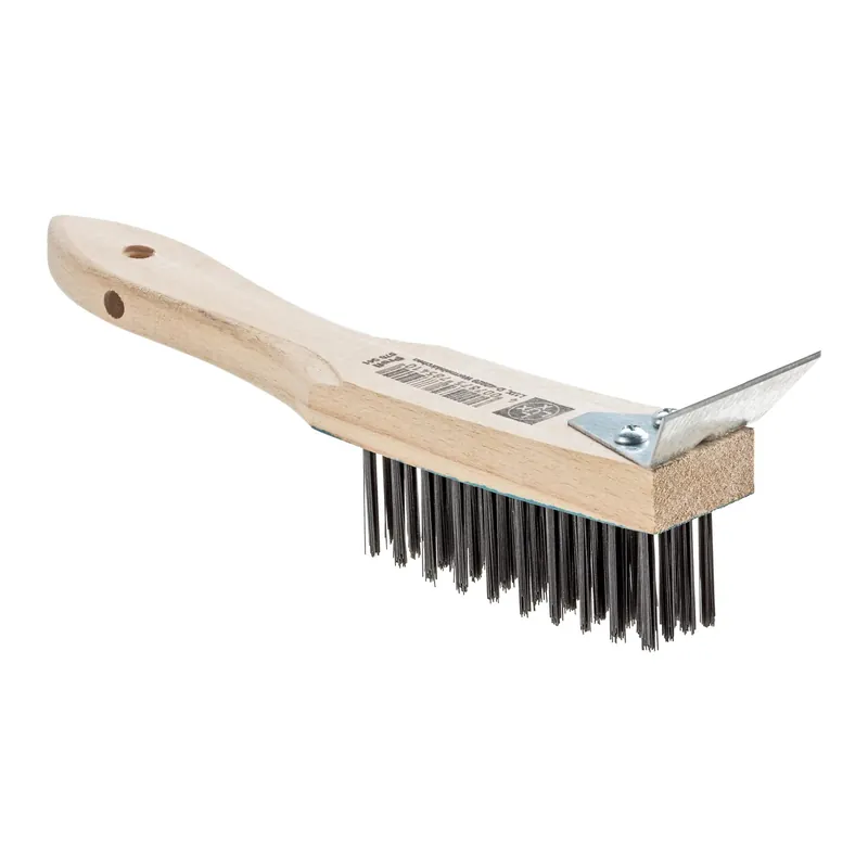 Weekendaanbieding Spazzola metallica e raschietto LUX-TOOLS 4 file