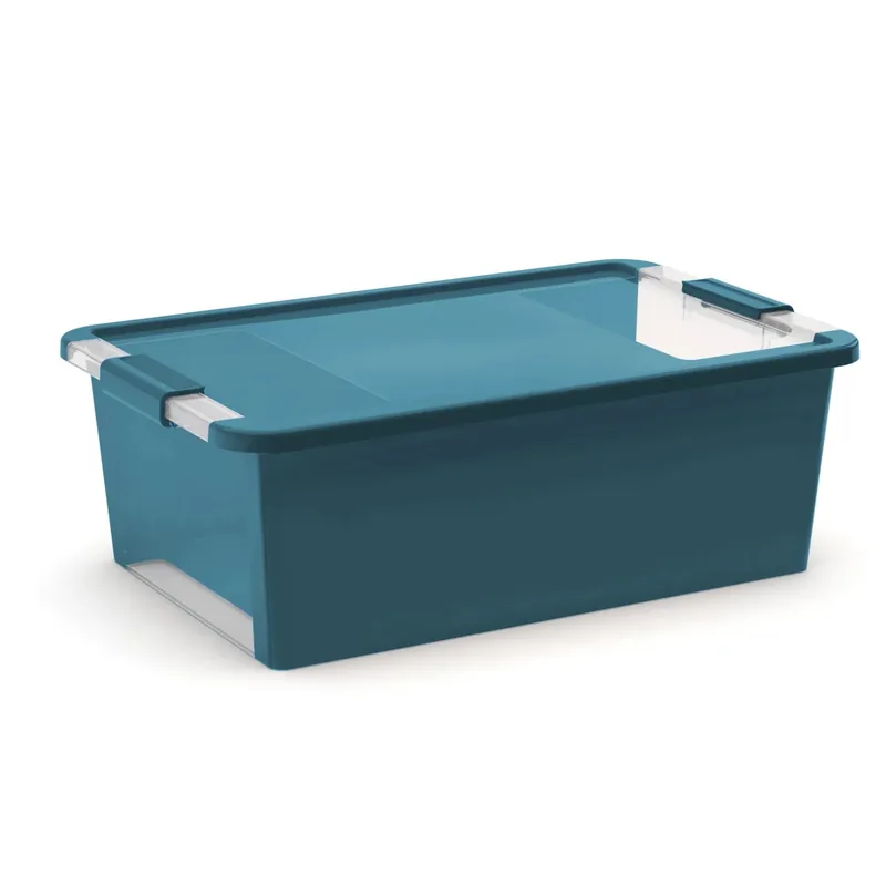 Gecertificeerd Contenitore in plastica Bi-Box con coperchio M 19x55x35 cm avalon teal