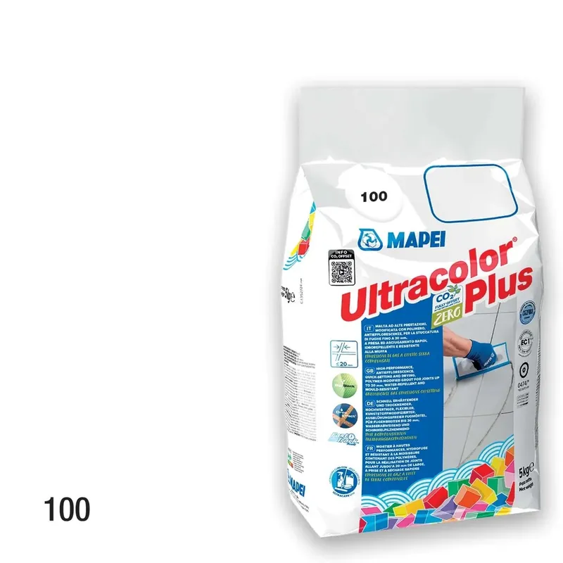 Exclusieve Aanbieding Stucco per fughe Ultracolor plus 5 kg colore 100 Bianco