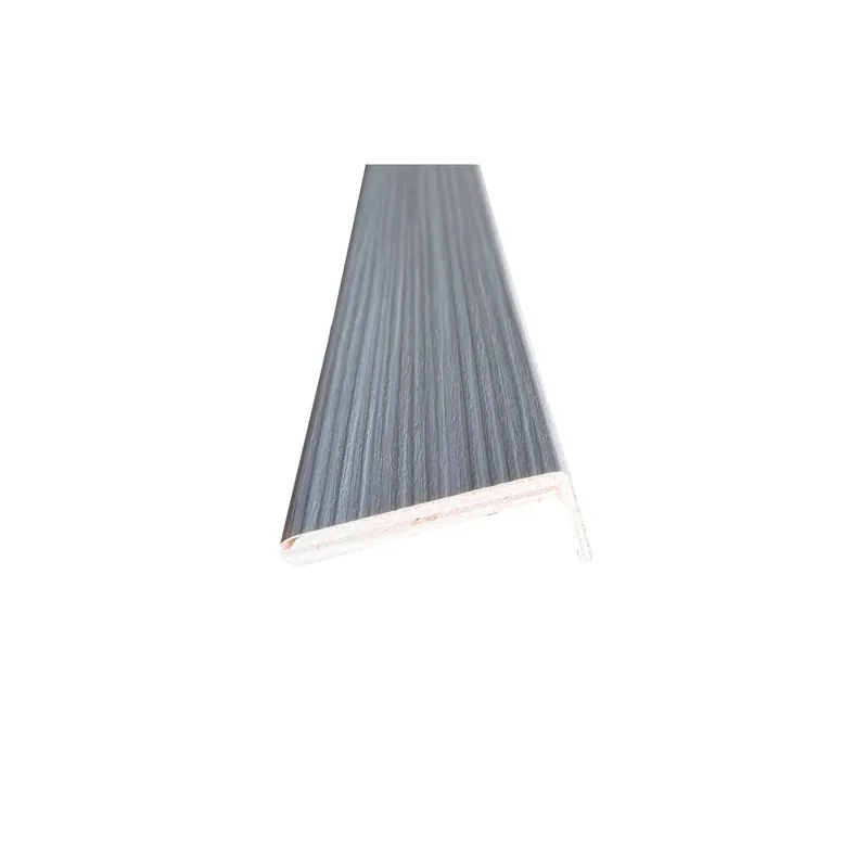 Actieprijs Coprifilo liscio listellare laminato Olmo Cenere alt 9 cm con aletta