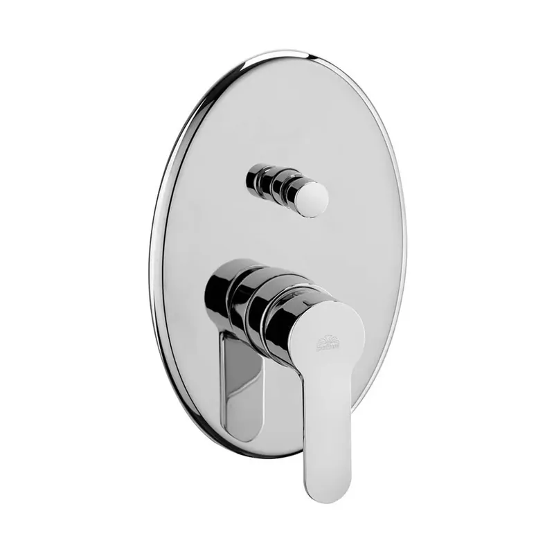 Premium Rubinetto bagno monoc. incasso doccia con deviatore linea blu cromo