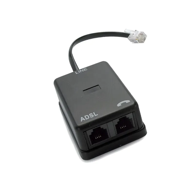 Filtro ADSL RJ11 con cavetto nero Beperkte Voorraad
