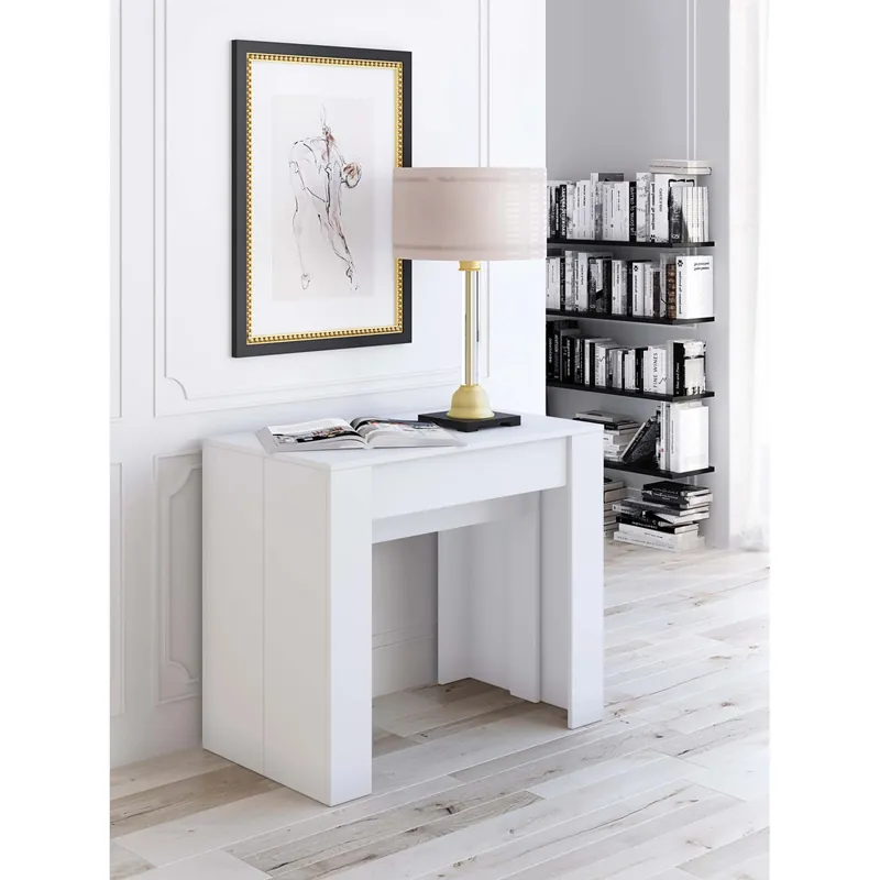 Merkproduct Consolle allungabile Luka bianco 90x52x77 cm