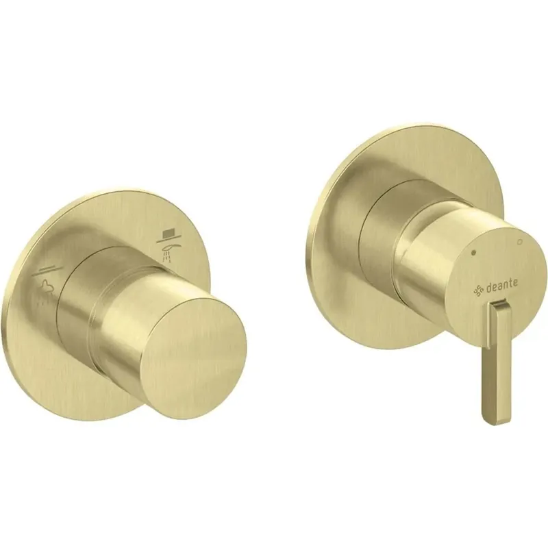 Miscelatore doccia incasso Idrostile Limonar con deviatore orizzontale oro Snelle Levering