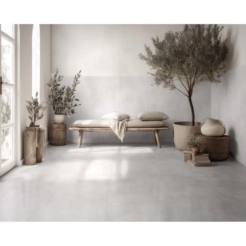 Actieprijs Piastrella in gres porcellanato Ea-Five Up platino 60x119,8 cm 1,44 m²