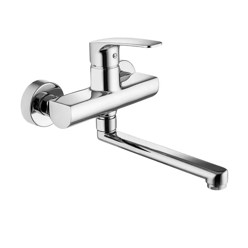 Weekendaanbieding Rubinetto cucina monoc. lavello a muro linea lime cromo