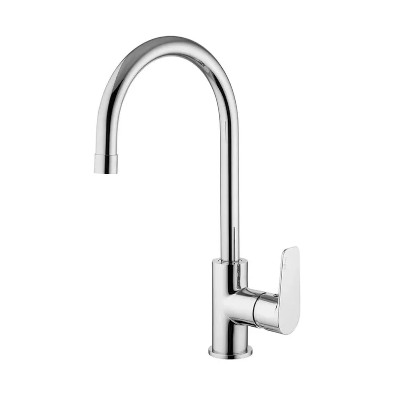 Goedkoop Rubinetto cucina monoc. lavello canna alta linea lime cromo
