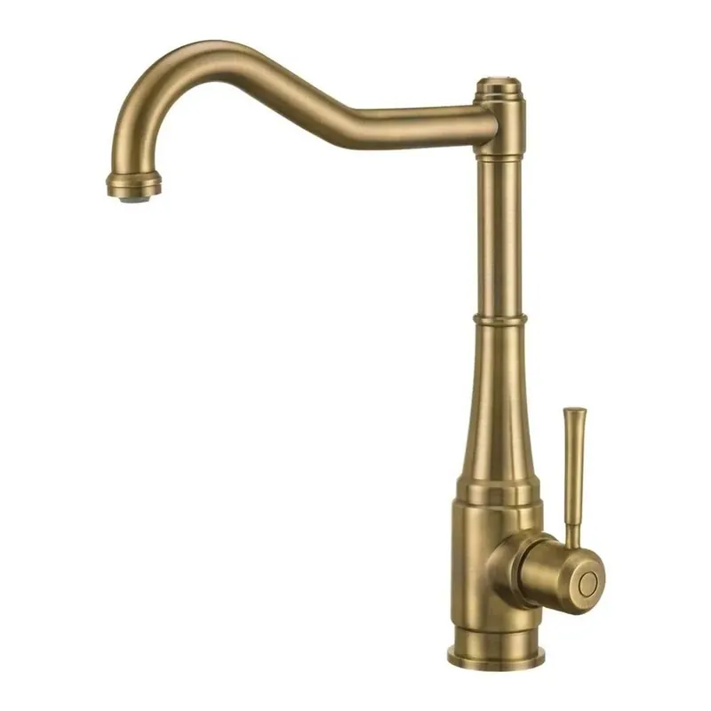 Rubinetto da cucina bocca rettangolare Idrostile Cuabitas ottone Op = Op