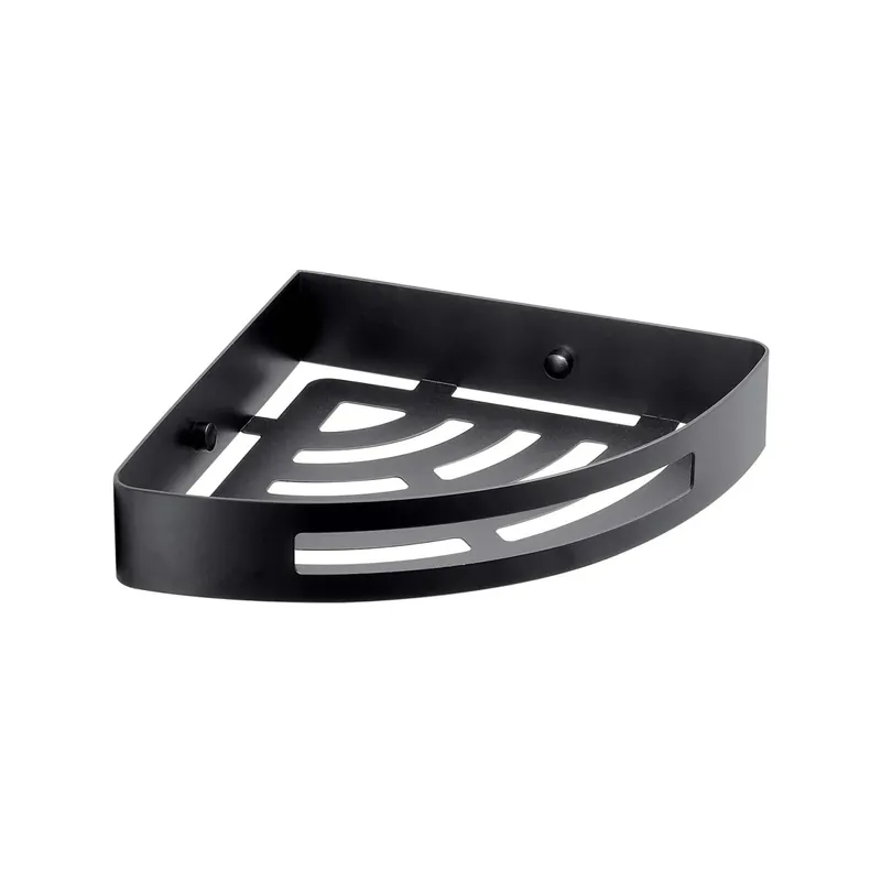 Speciale Aanbieding Portaoggetti doccia Nerva angolare nero matt