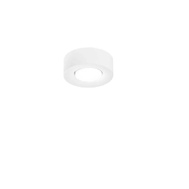 Plafoniera rotonda Athen in gesso verniciabile con attacco GX53 Hoge Kwaliteit