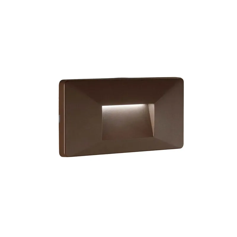 Betaalbaar Segnapassi LED BREEN policarbonato per alloggio 506 con CCT IP65 380lm 4W bronzo
