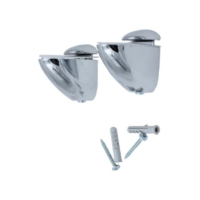 Rechtstreeks Van De Fabrikant Supporti per mensole in zama e plastica grigi 22 kg di portata