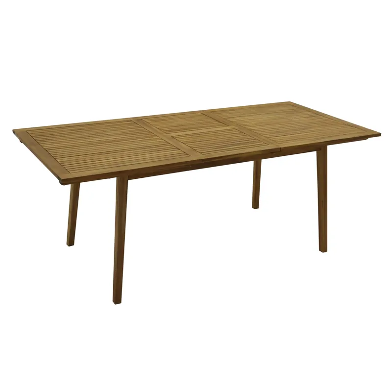 Tavolo allungabile da giardino in legno 150-200x90x76 cm Gratis Retour