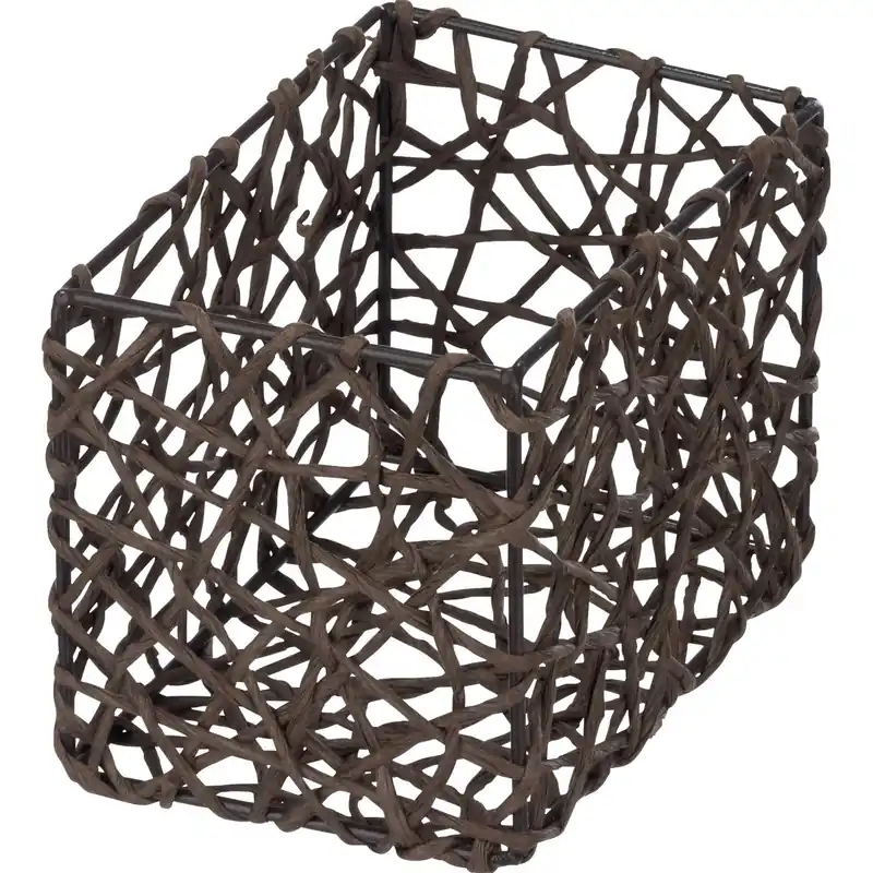 Cestino da bagno porta oggetti Wenko Curly marrone Uitverkoop