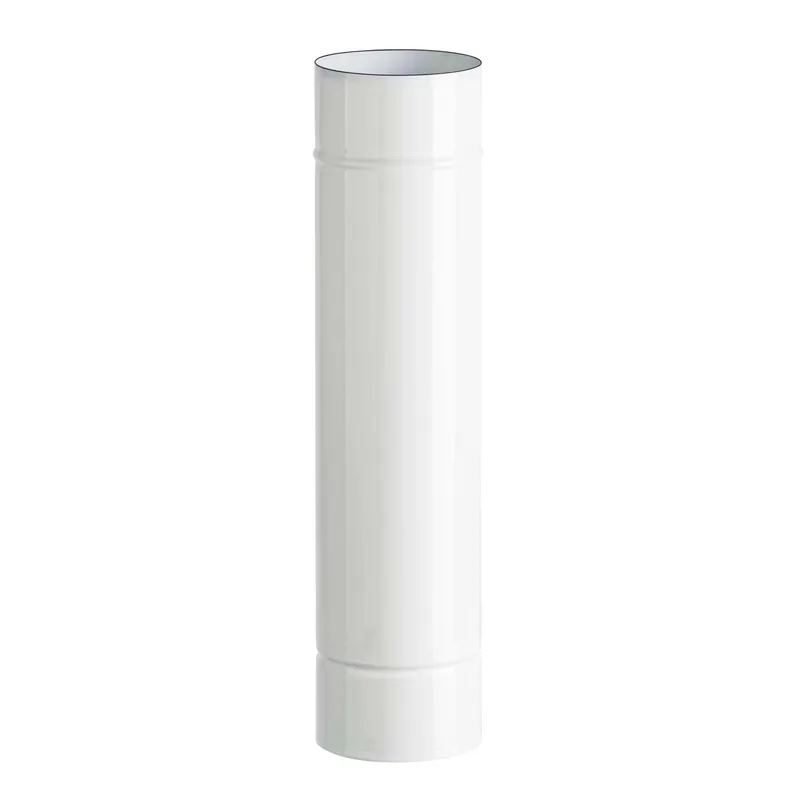 Laatste Kans Tubo smaltato lineare porcellanato bianco L 50 cm Ø 13 cm