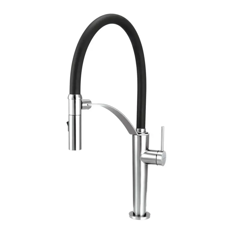 Alleen Vandaag Rubinetto da cucina bocca elastica 2 getti Idrostile cromo