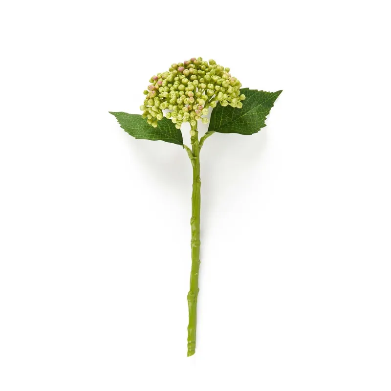 Ortensia finta in boccioli in plastica H32 cm verde Bestel Nu