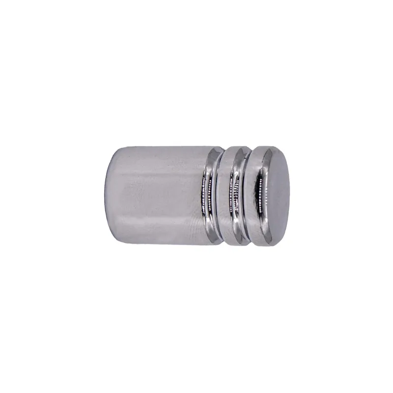 Supporto bastone tenda piattina in metallo Ø 13 mm cromo 2 pz Direct Beschikbaar