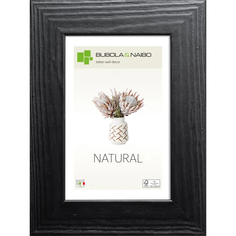 Cornice legno Sandra nero 13 x18 cm Direct Verzonden