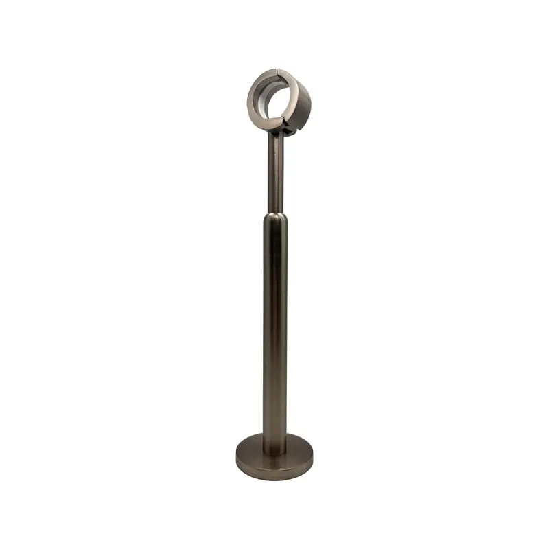 Direct Beschikbaar Terminale per bastone tenda tappo in metallo Ø 20 mm nero 2 pz