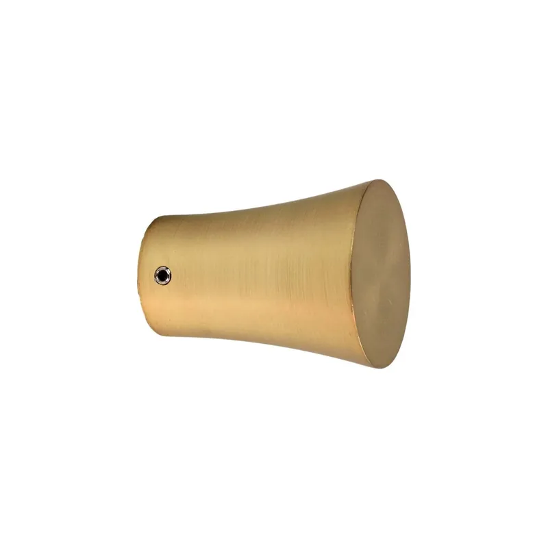 Weekendaanbieding Supporto bastone tenda modern doppio in metallo 12 cm Ø 20 mm nero
