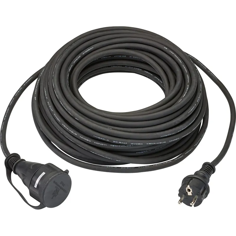 Cavo di prolunga H05RR-F 3G1,5 25 m Nero Beste Prijs