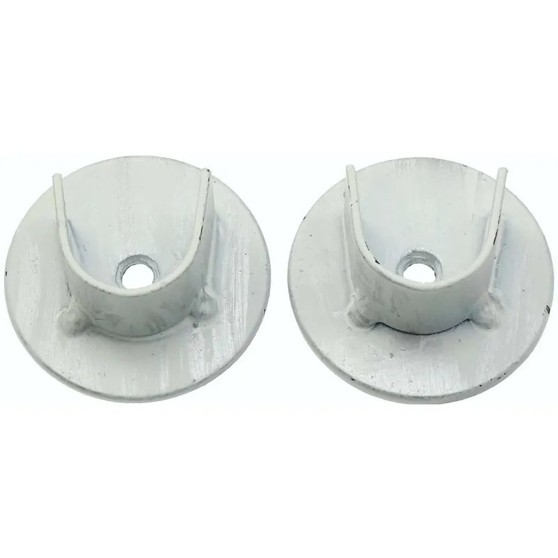 Supporto parete Ø 20 mm bianco argento Dagaanbieding