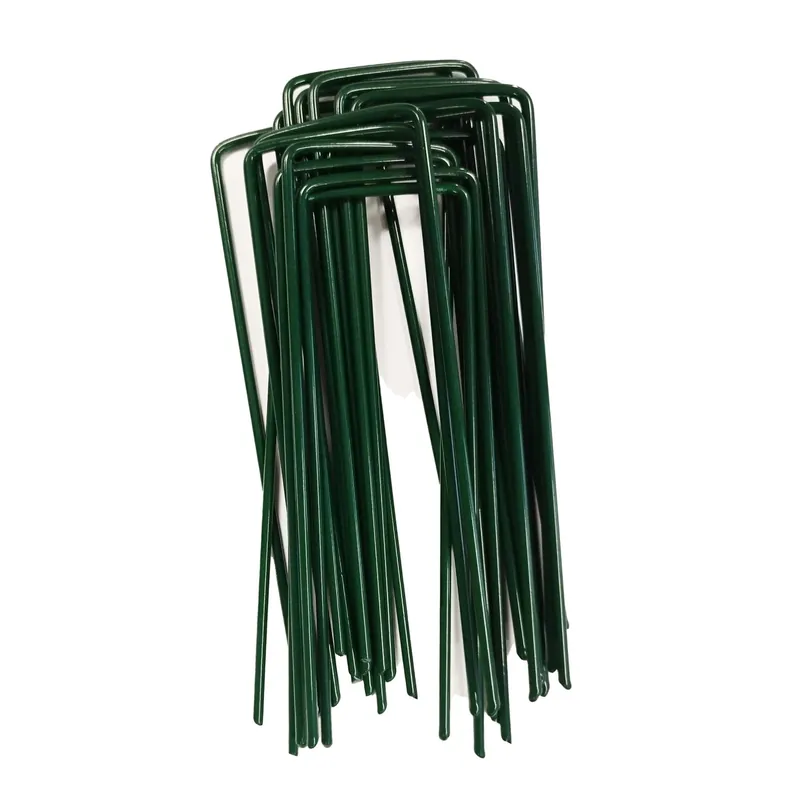 Chiodi ad "U" per fissaggio 15x3,5 cm verde 10 pz Koopje