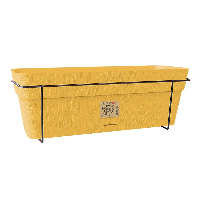 Laatste Kans Set balcone Stefanplast Ethica Plastica riciclata Giallo Senape 50 cm