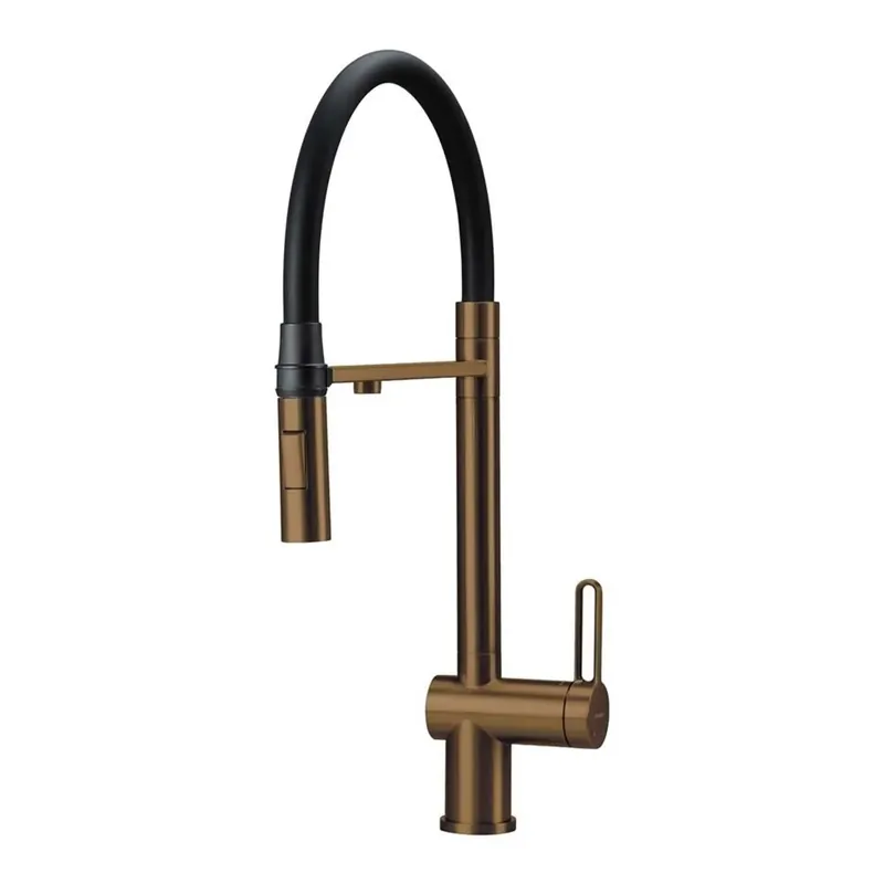 Rubinetto da cucina filtro bocca elastica Idrostile bronzo spazzolato Fabrieksprijs