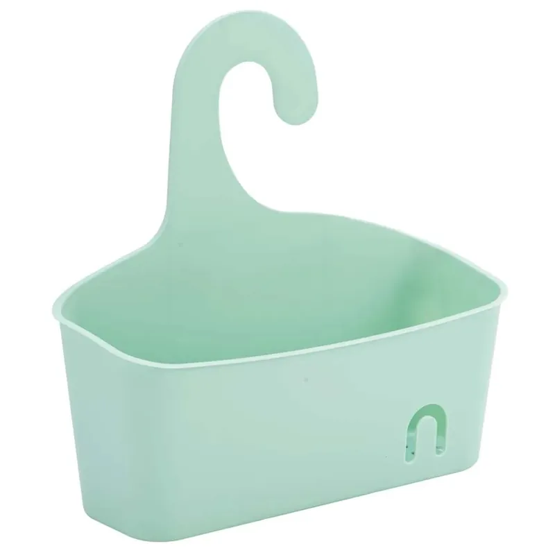 Cesto portaoggetti in plastica appeso 28x9x28,5 cm verde Hoge Kwaliteit