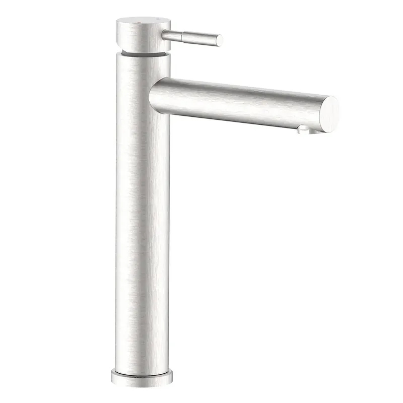 Lage Prijs Rubinetto per lavabo alto Antea acciaio spazzolato