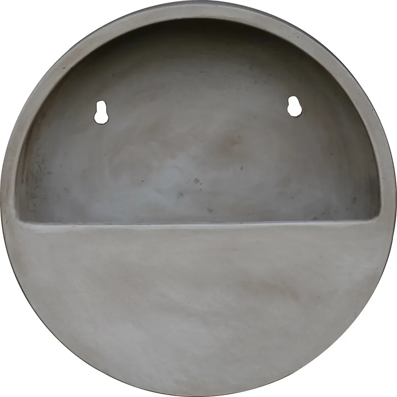 Vaso da appendere in Fiberstone 31x31x9 cm beige Express Levering