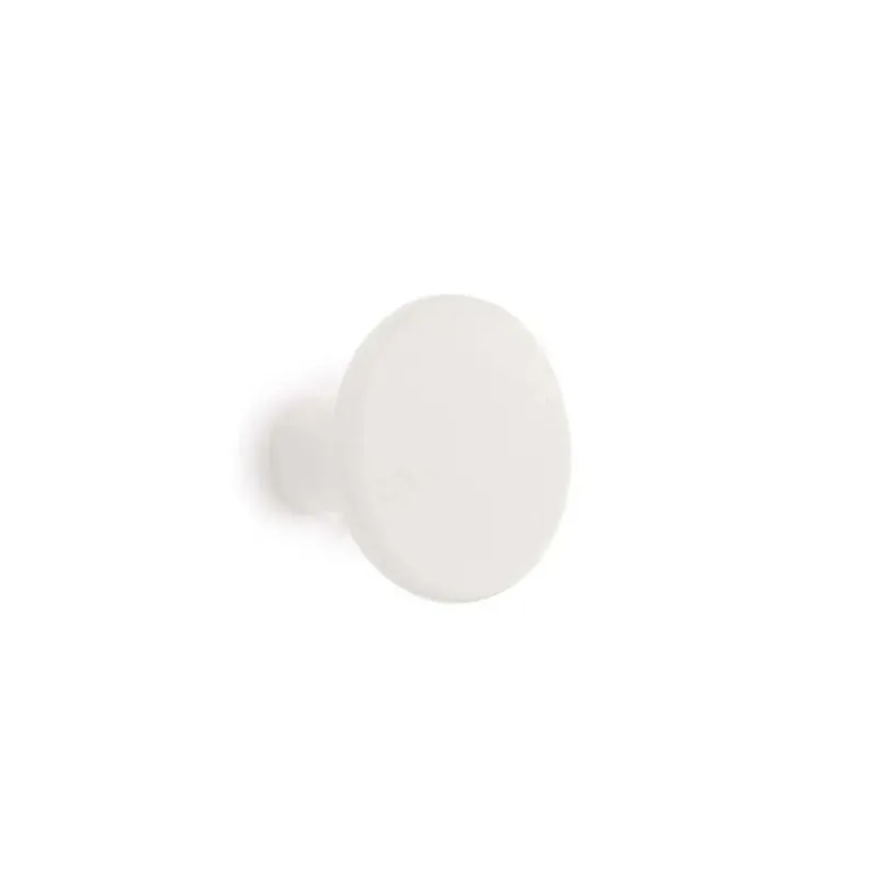 Meest Verkocht Gancio in poliresina rotondo colore bianco diametro 5 cm