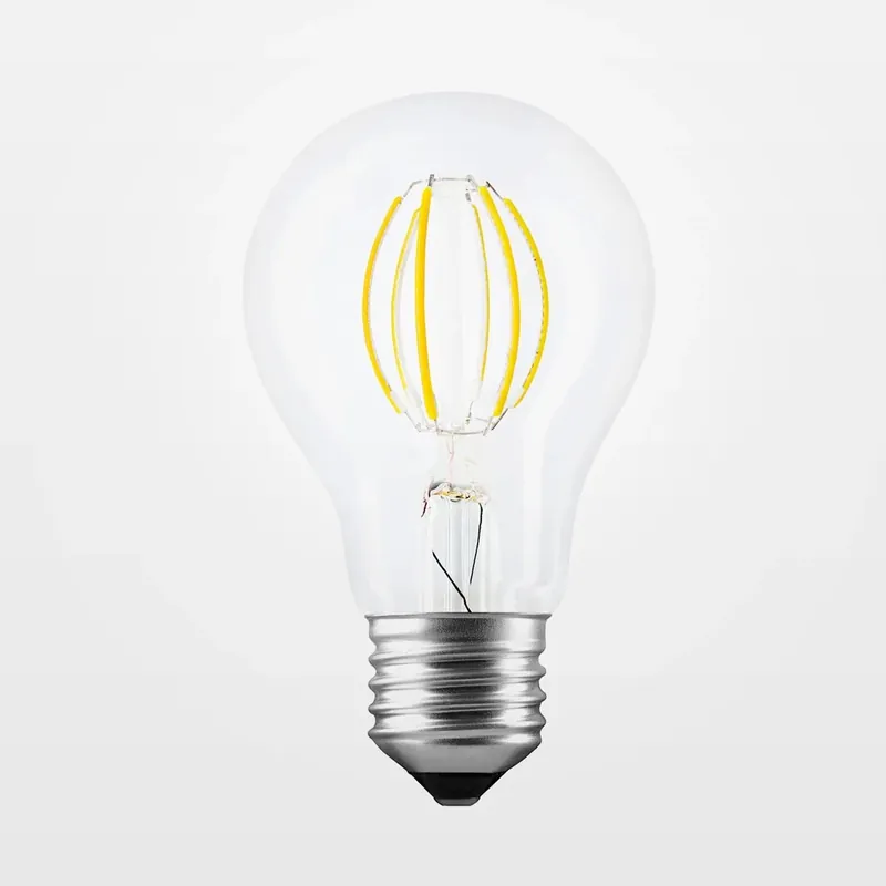 Lampadina LED filamento goccia clear dimmerabile E27 6W 720 lumens Nieuw