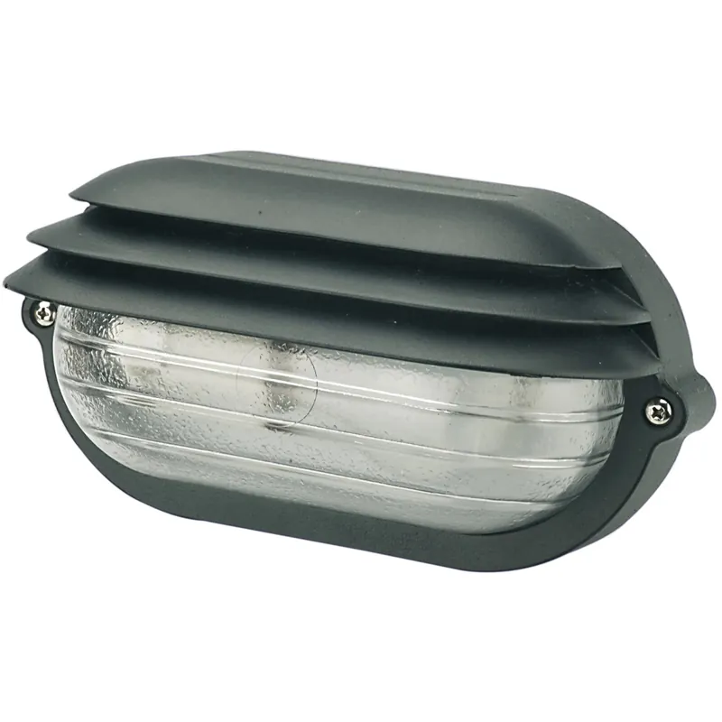 Lage Prijs Applique da parete Sovil Palpebra da esterno E27 max.60 W nero