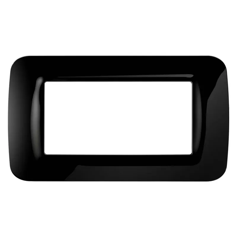 Beste Prijs Placca 4 moduli Gewiss Top System nero toner