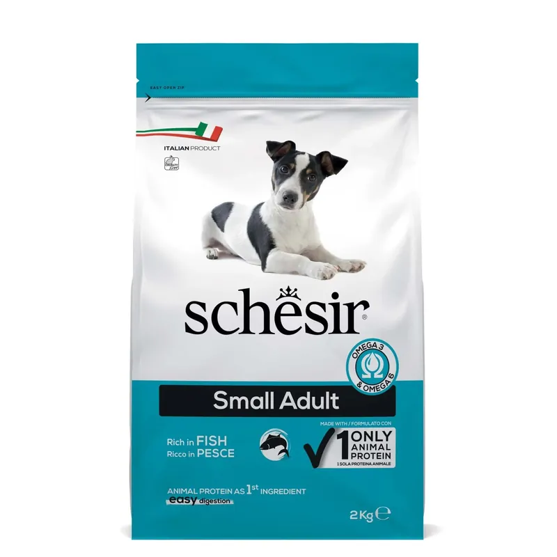 Fabrieksprijs Cibo per cani secco Crocchette Schesir Small Pesce 2 kg