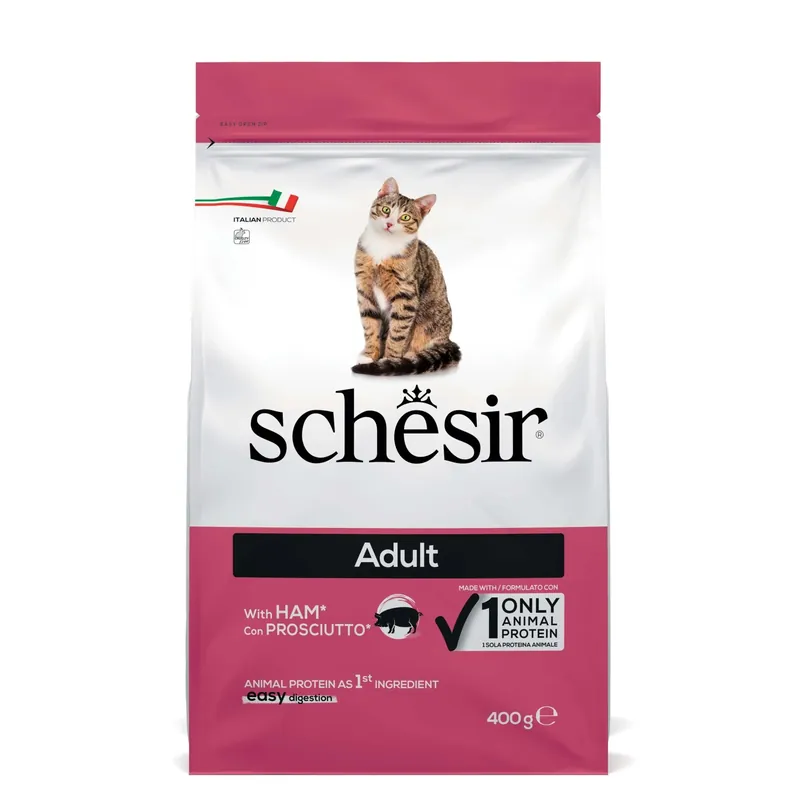 Croccantini per gatto Schesir Adult con prosciutto 400 g Koop Vandaag