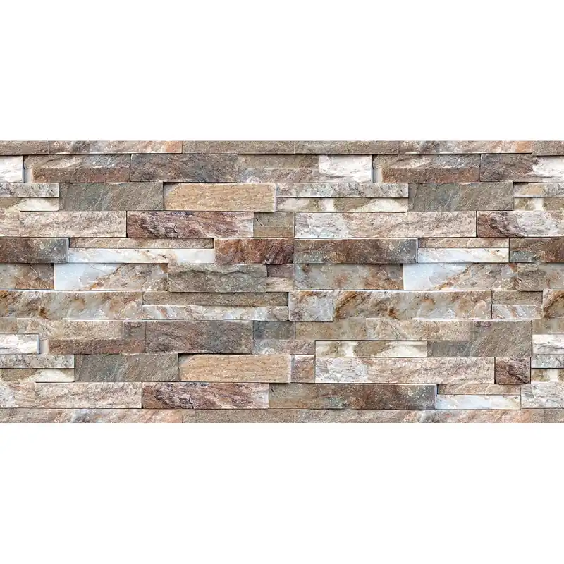 Shop Nu Lastra polipropilene Plastonda Decor Natural Stone 50x100 cm