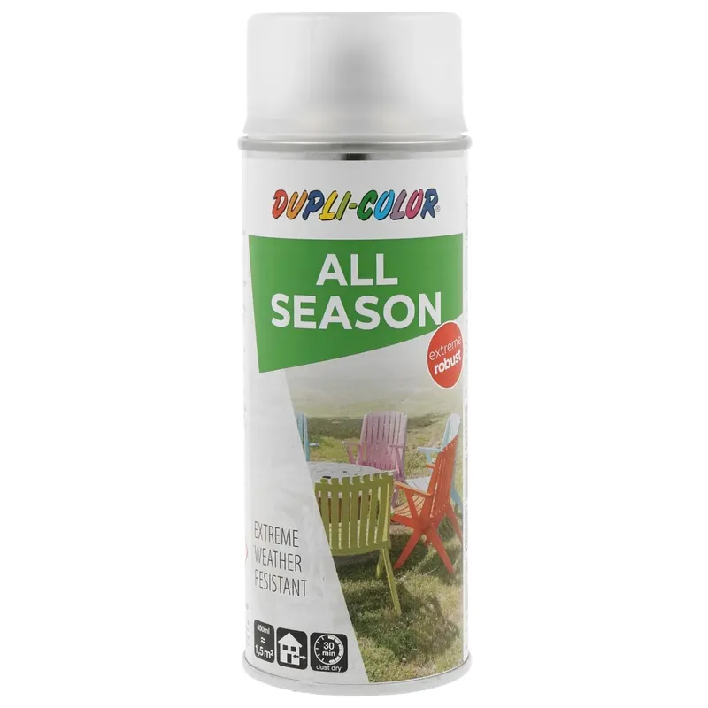 Vernice spray All Season 400 ml trasparente opaco Direct Beschikbaar