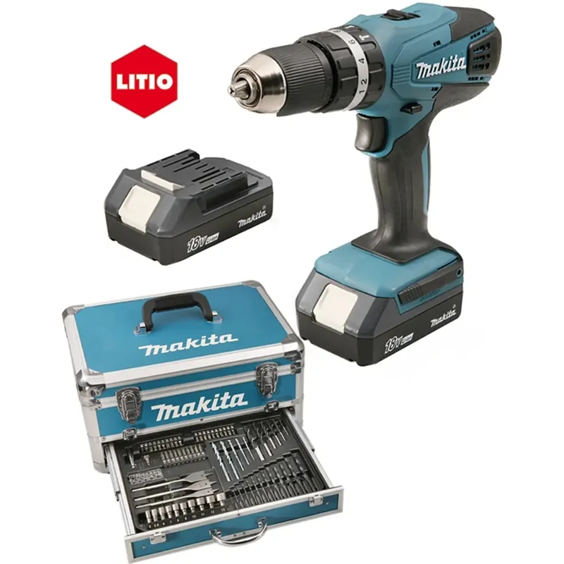 Trapano avvitatore a batteria Makita 18 V 1,3 Ah Weekendaanbieding