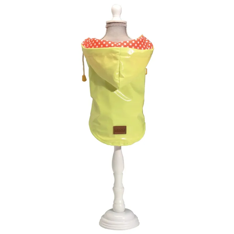 Impermeabile per cani Raindrop dorso 40 cm lemon Fabrieksprijs