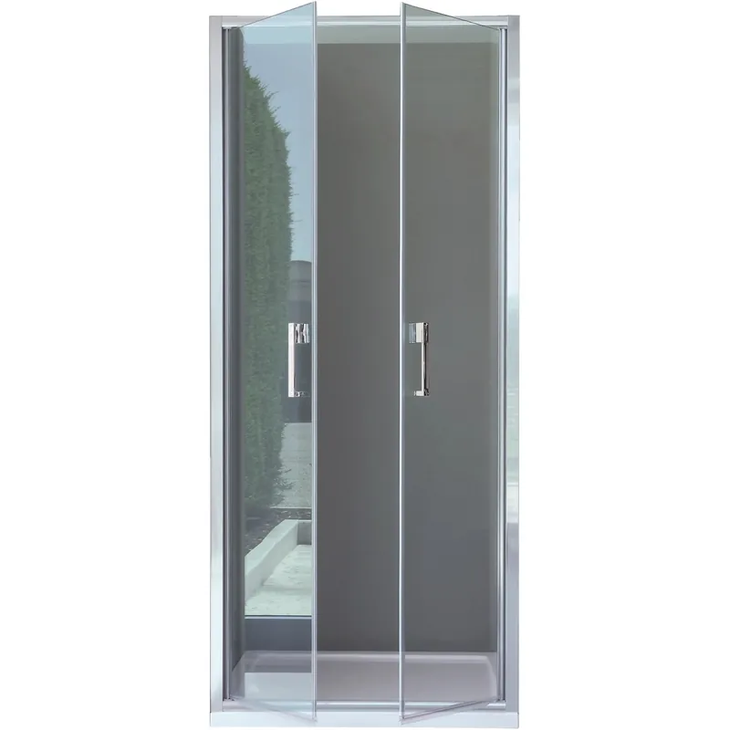 Lage Kosten Porta doccia a saloon Orchestra vetro trasparente cromo 97 cm - 101 cm