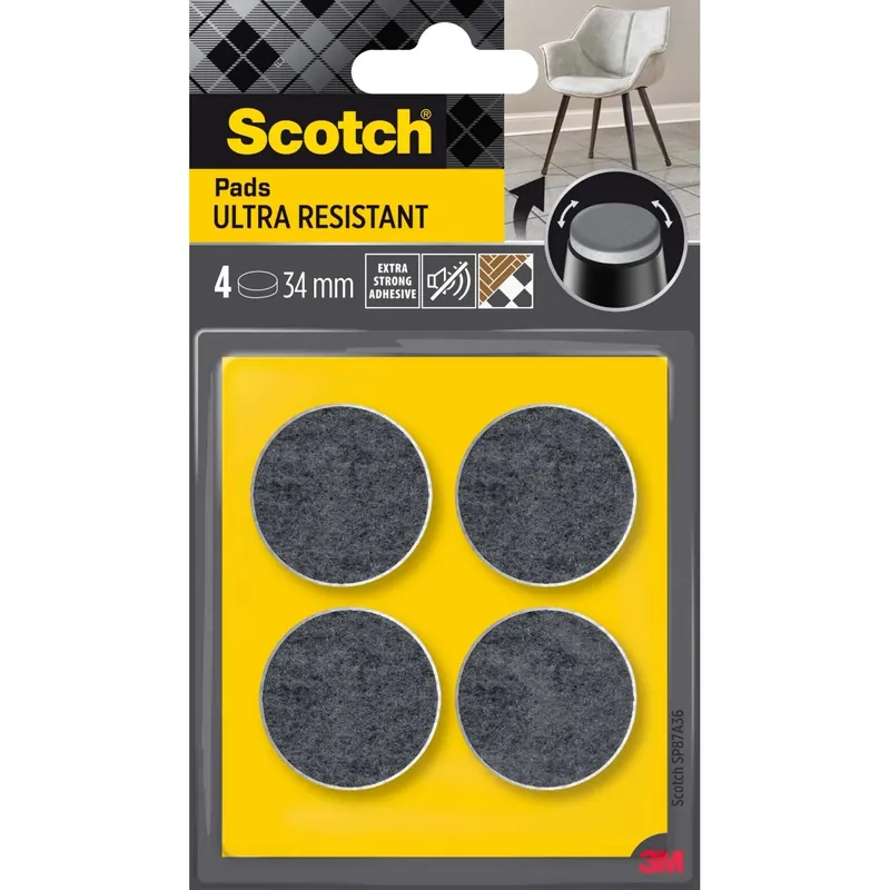 Express Levering Feltrini adesivi ultra resistenti Scotch® Ø 34 mm