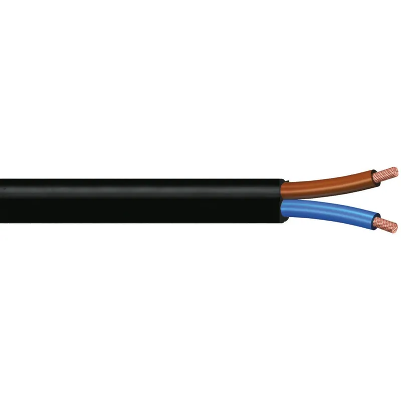 Weekendaanbieding Cavo H03VVH2-F 2x0,75 mm² 25 m nero