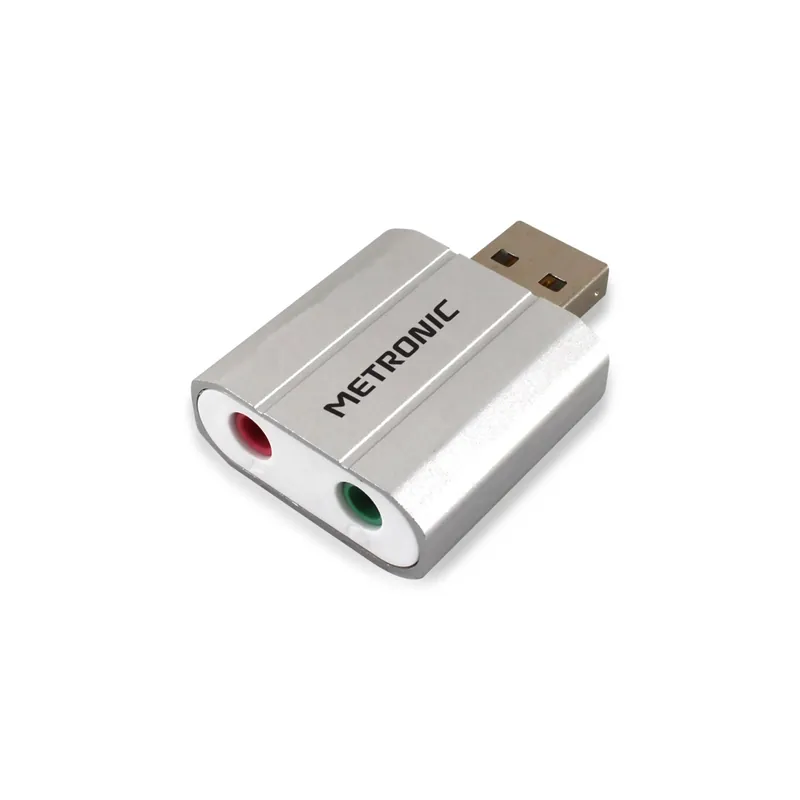 Adattatore audio USB a jack 3,5 mm PC grigio Beste Prijs